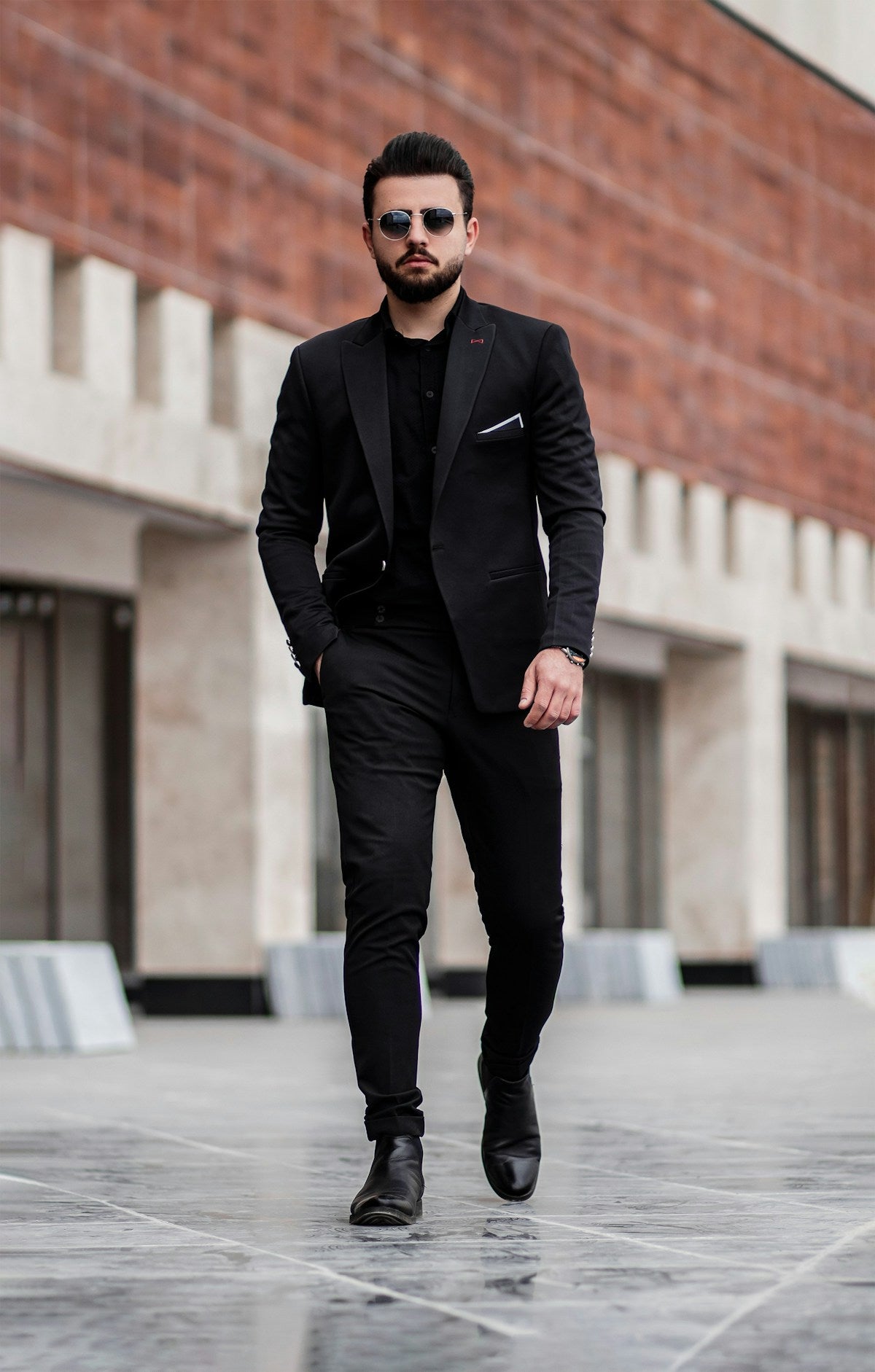 Black tailored jacket